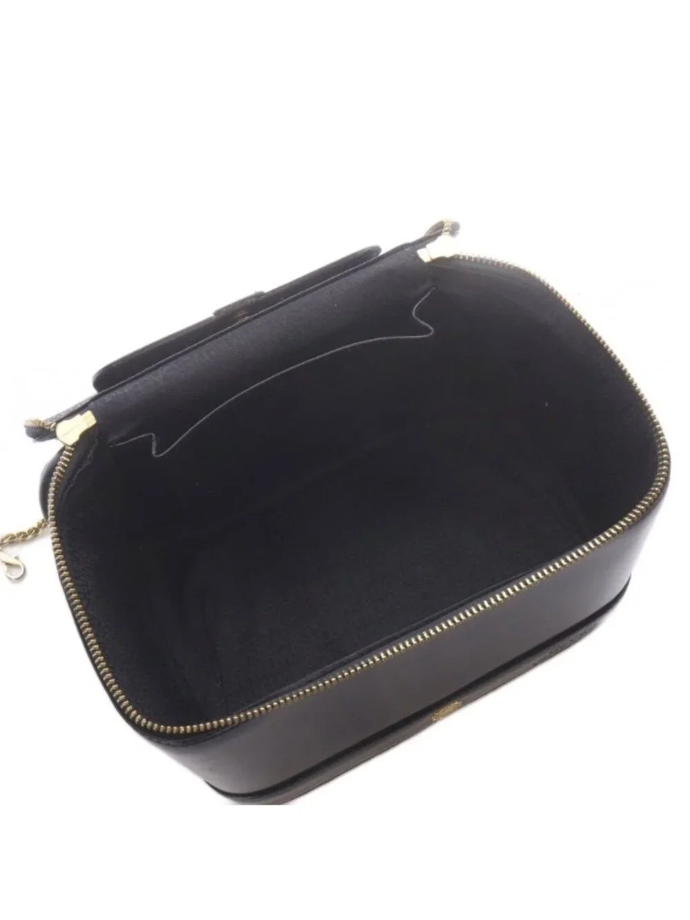 Versace Gianni Vanity Bag Sunburst Black